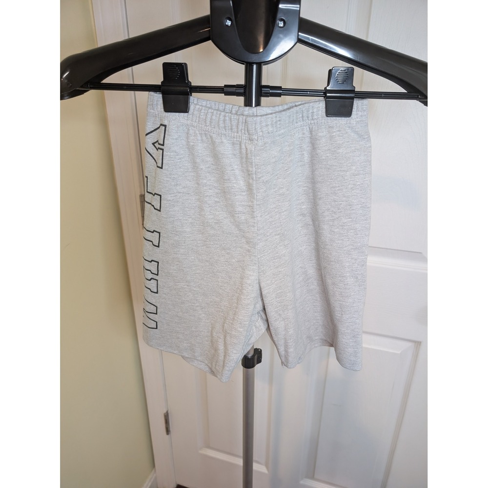 White Fox Lounge Shorts Gray Side‎ Logo High Waist Athleisure - Size XS